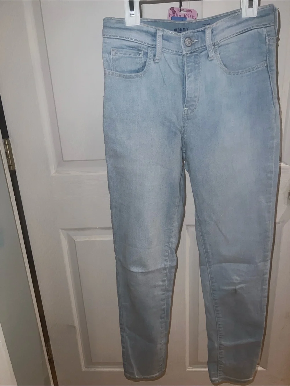 Old Navy Light Blue Slim Straight Girl Jeans